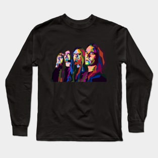 Abstract Hate Eternal in WPAP Long Sleeve T-Shirt